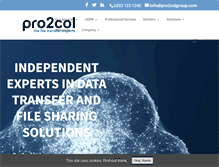 Tablet Screenshot of pro2col.com